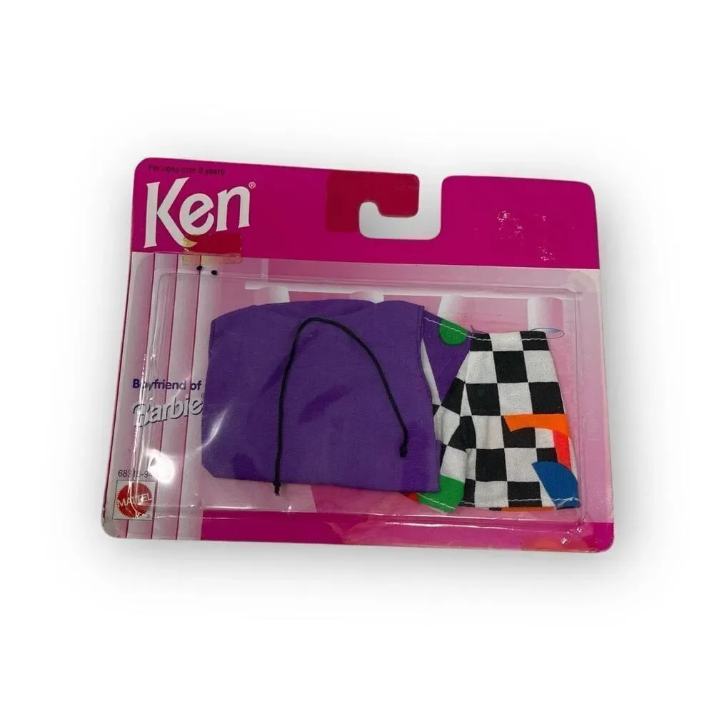 1996 Barbie Fashion Ken Fashion Favorites 68315-94 Outfit Boyfriend Purple Retro